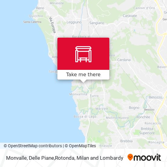 Monvalle, Delle Piane,Rotonda map
