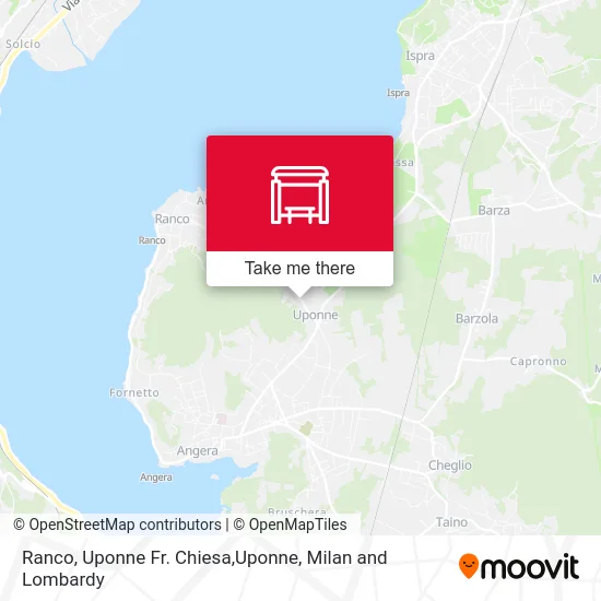 Ranco, Uponne Near Church, Uponne map