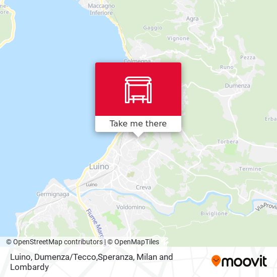 Luino, Dumenza/Tecco,Speranza map