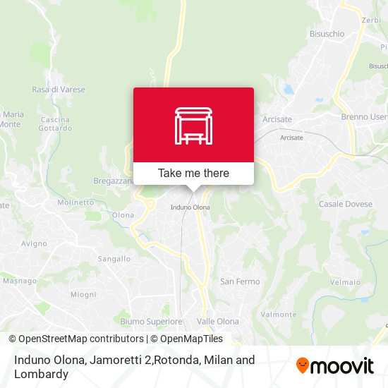 Induno Olona, Jamoretti 2,Rotonda map