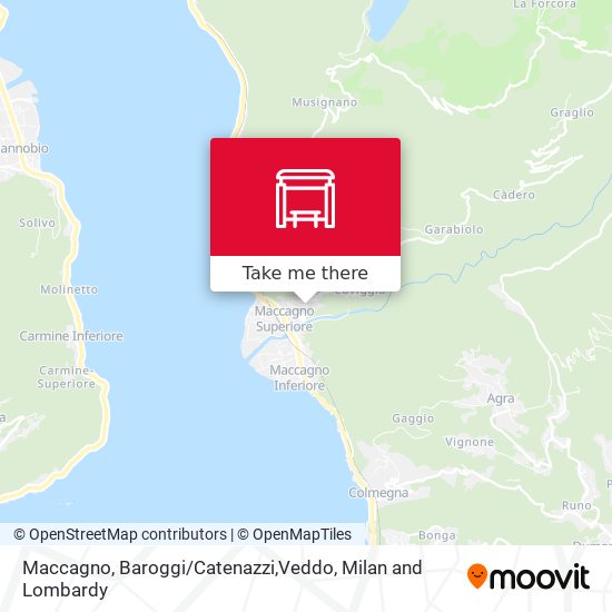 Maccagno, Baroggi / Catenazzi,Veddo map