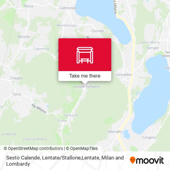 Sesto Calende, Lentate / Stallone,Lentate map