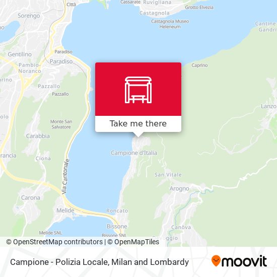 Campione - Polizia Locale map
