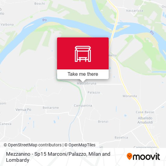 Mezzanino - Sp15 Marconi / Palazzo map