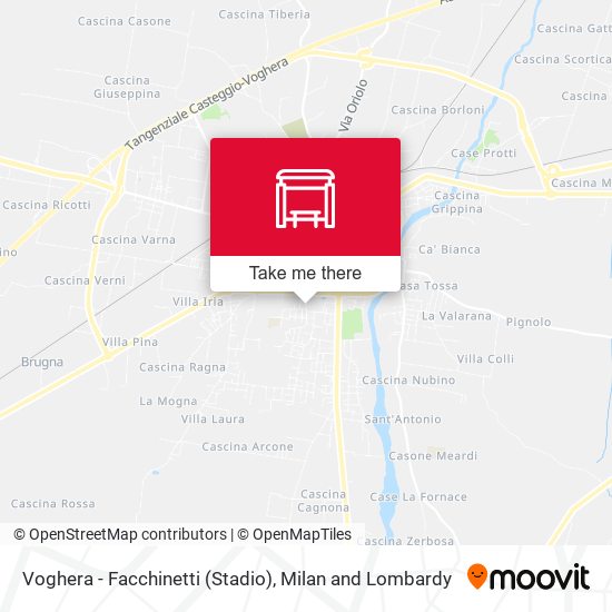 Voghera - Facchinetti (Stadio) map