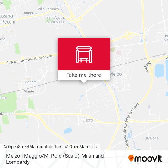 Melzo I Maggio/M. Polo (Scalo) map