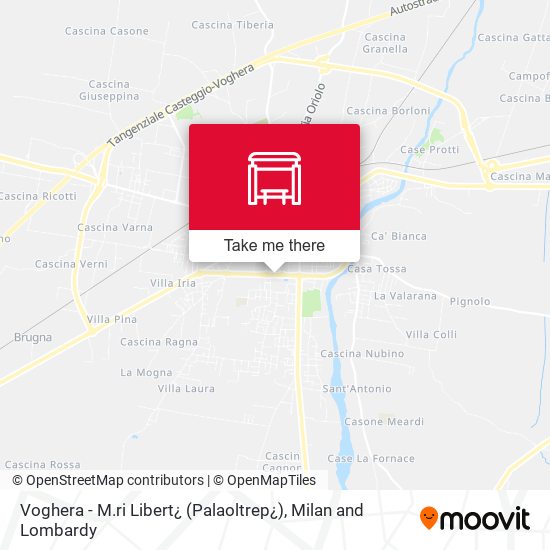 Voghera - M.ri Libert¿ (Palaoltrep¿) map