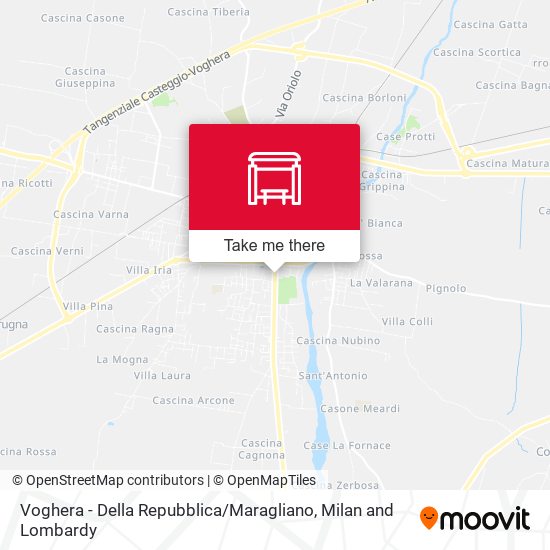 Voghera - Della Repubblica / Maragliano map