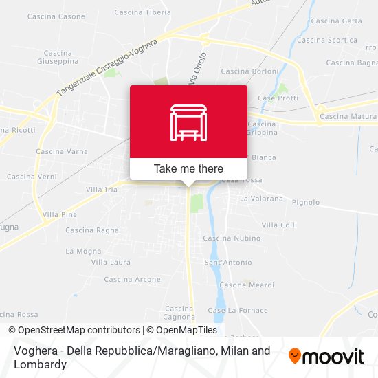 Voghera - Della Repubblica / Maragliano map