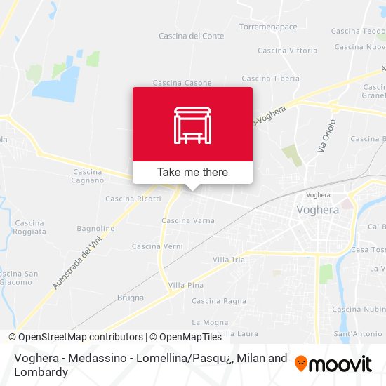 Voghera - Medassino - Lomellina / Pasqu¿ map