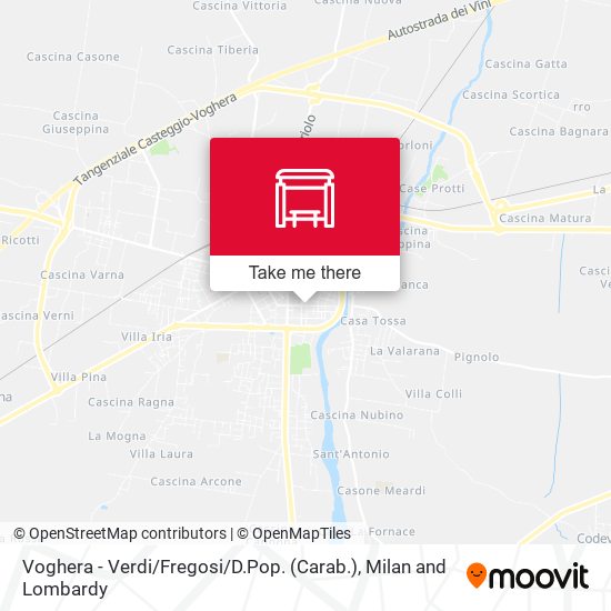 Voghera - Verdi / Fregosi / D.Pop. (Carab.) map