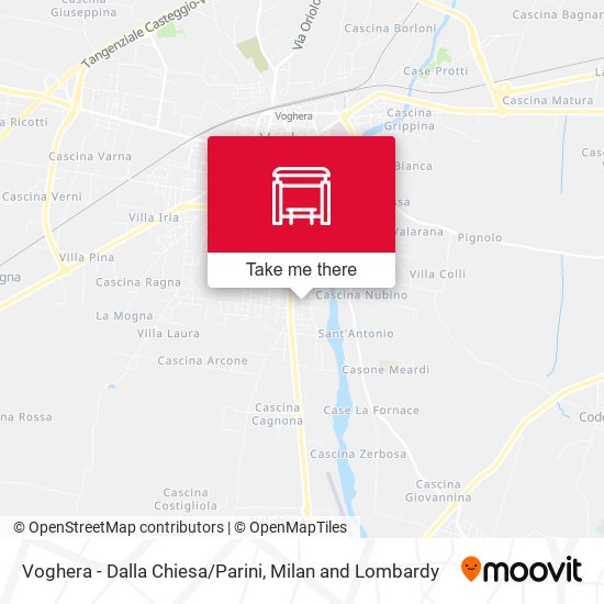 Voghera - Dalla Chiesa/Parini map