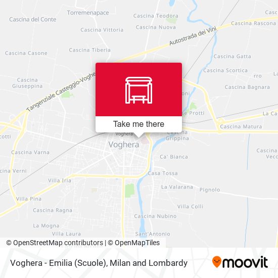 Voghera - Emilia (Scuole) map