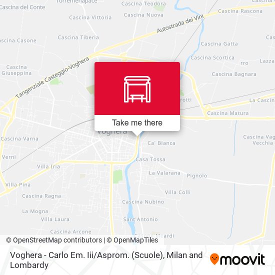 Voghera - Carlo Em. Iii / Asprom. (Scuole) map