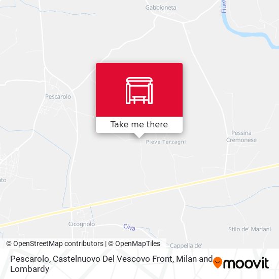 Pescarolo, Castelnuovo Del Vescovo Front map