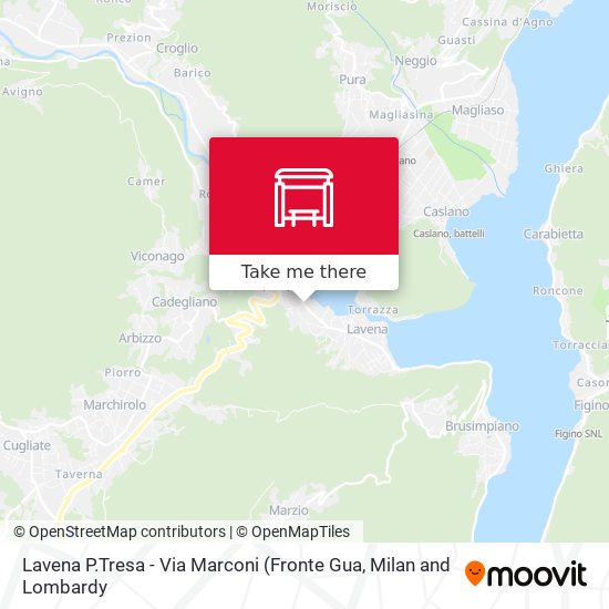 Lavena P.Tresa - Via Marconi map