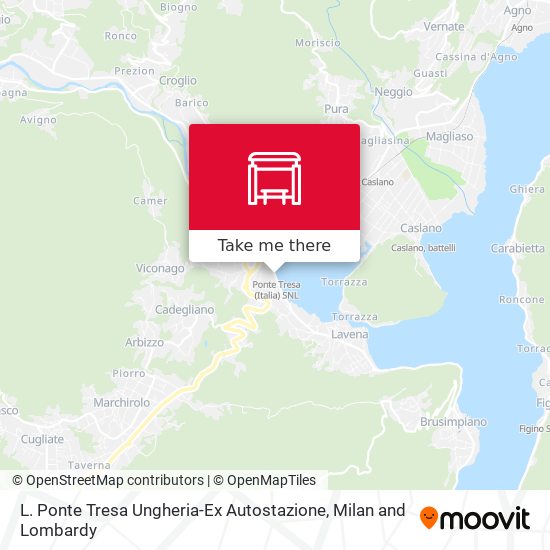 L. Ponte Tresa Ungheria-Ex Autostazione map