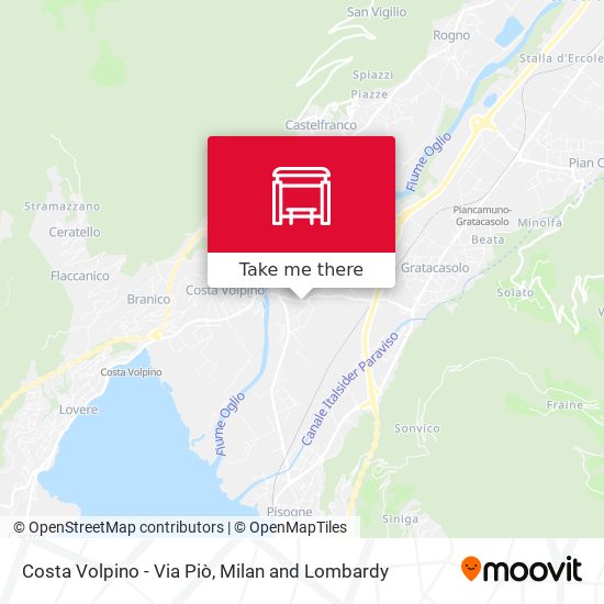 Costa Volpino - Via Piò map
