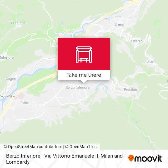 Berzo Inferiore - Via Vittorio Emanuele II map