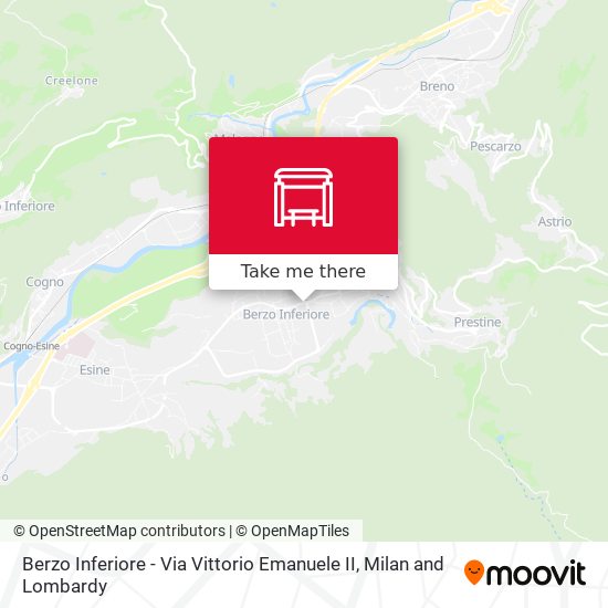 Berzo Inferiore - Via Vittorio Emanuele II map
