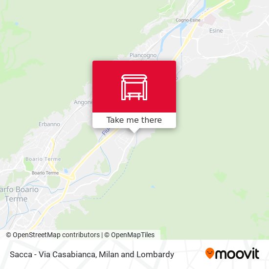 Sacca - Via Casabianca map