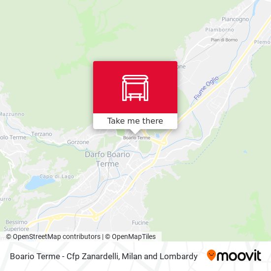 Boario Terme - Cfp Zanardelli map