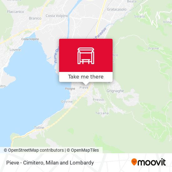Pieve - Cimitero map