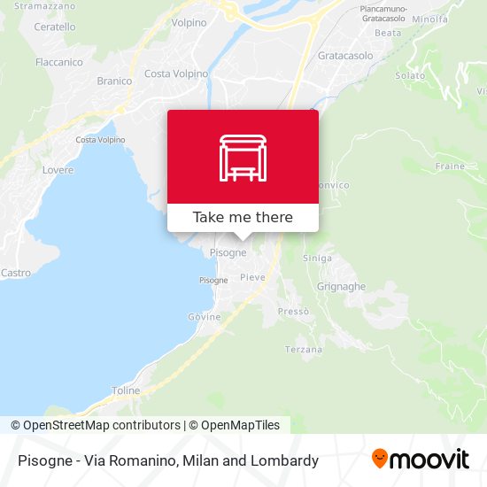 Pisogne - Via Romanino map