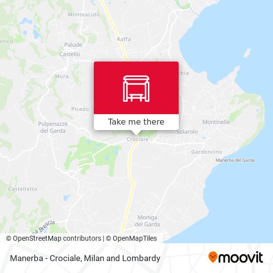 Manerba - Crociale map