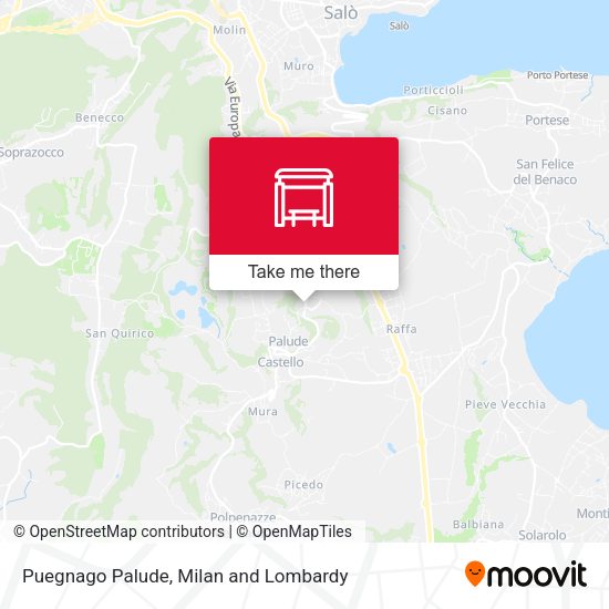 Puegnago Palude map