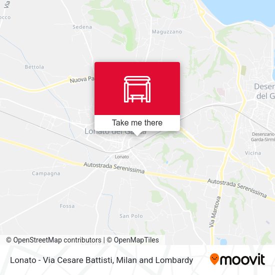 Lonato - Via Cesare Battisti map
