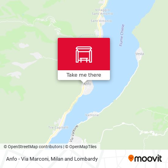 Anfo - Via Marconi map