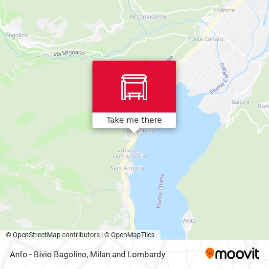 Anfo - Bivio Bagolino map