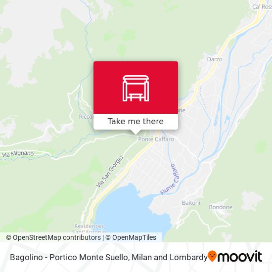 Bagolino - Portico Monte Suello map