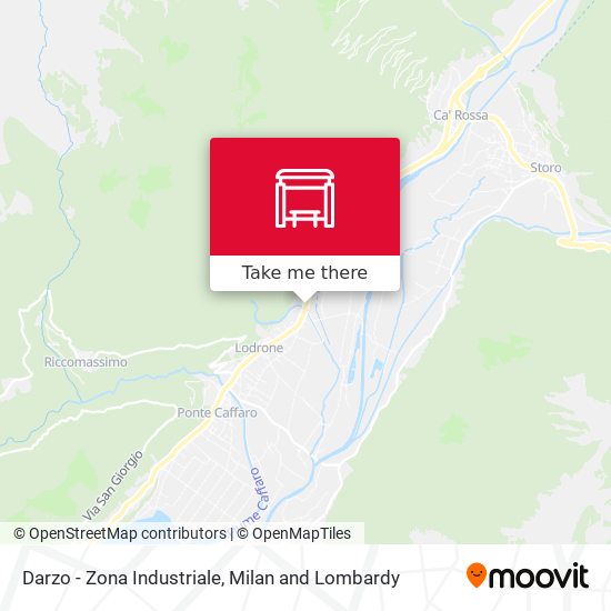 Darzo - Zona Industriale map