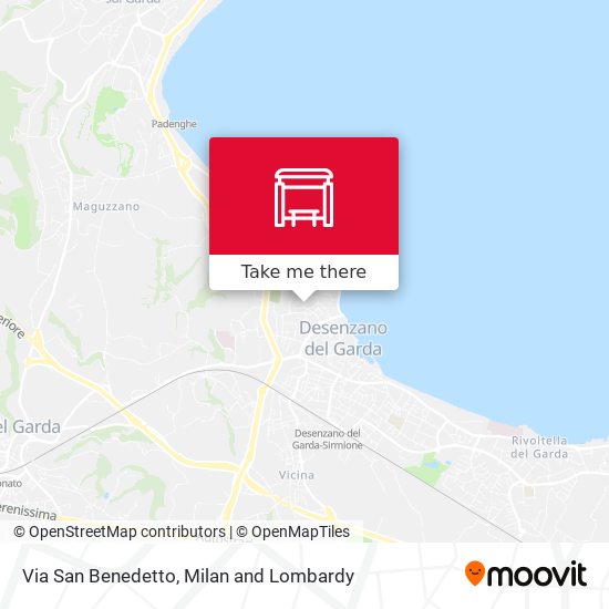 Via San Benedetto map