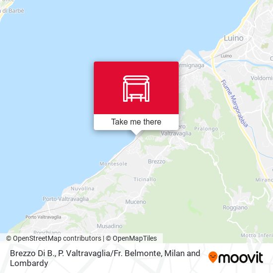 Brezzo Di B., P. Valtravaglia / Fr. Belmonte map