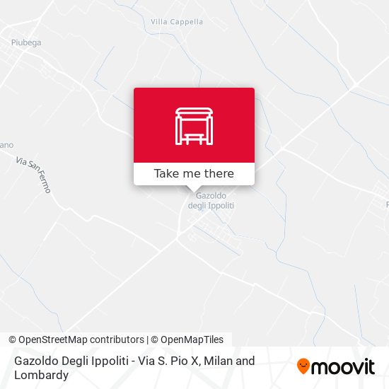 Gazoldo Degli Ippoliti - Via S. Pio X map