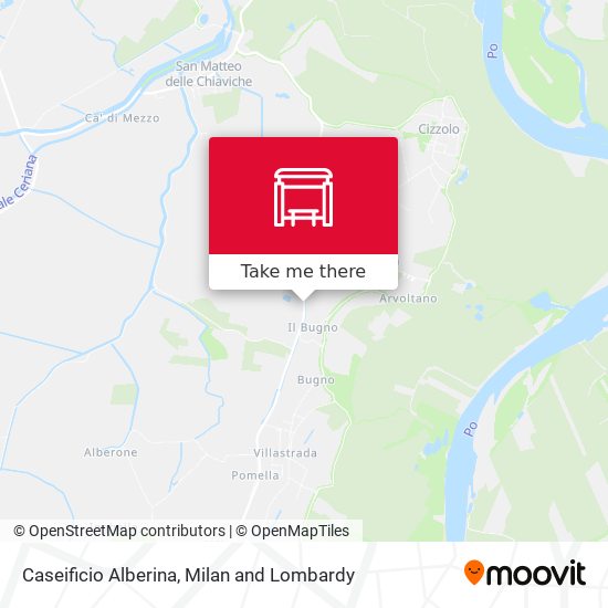 Caseificio Alberina map