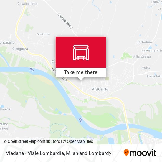 Viadana - Viale Lombardia map