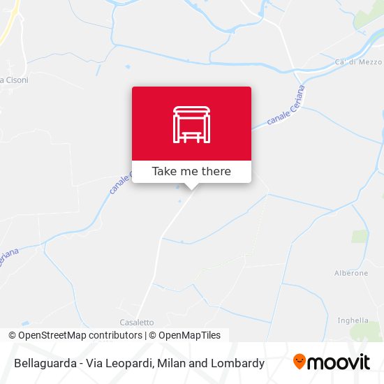 Bellaguarda - Via Leopardi map
