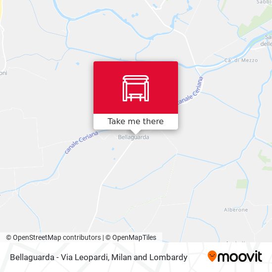 Bellaguarda - Via Leopardi map