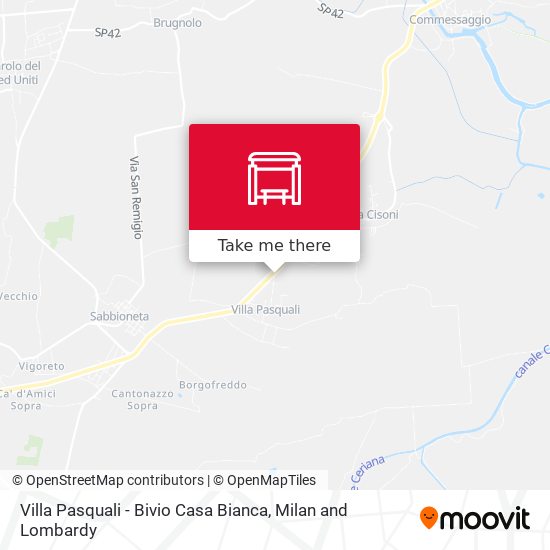 Villa Pasquali - Bivio Casa Bianca map