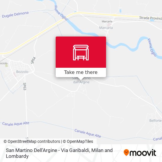 San Martino Dell'Argine - Via Garibaldi map