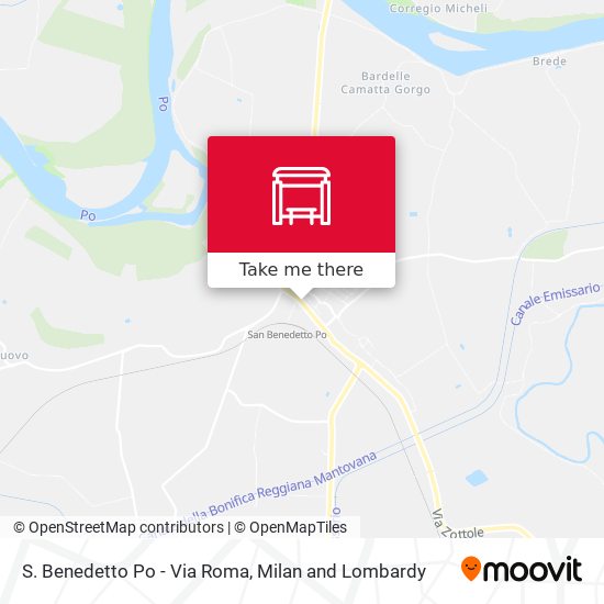 S. Benedetto Po - Via Roma map