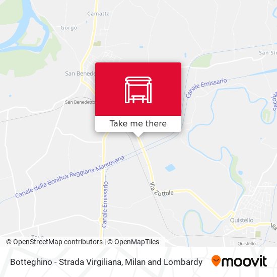 Botteghino - Strada Virgiliana map