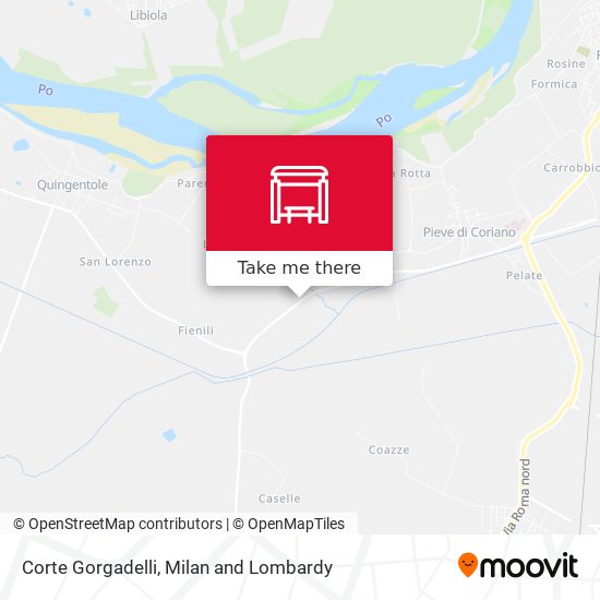 Corte Gorgadelli map
