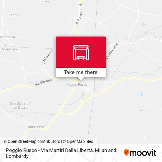 Poggio Rusco - Via Martiri Della Libertà map
