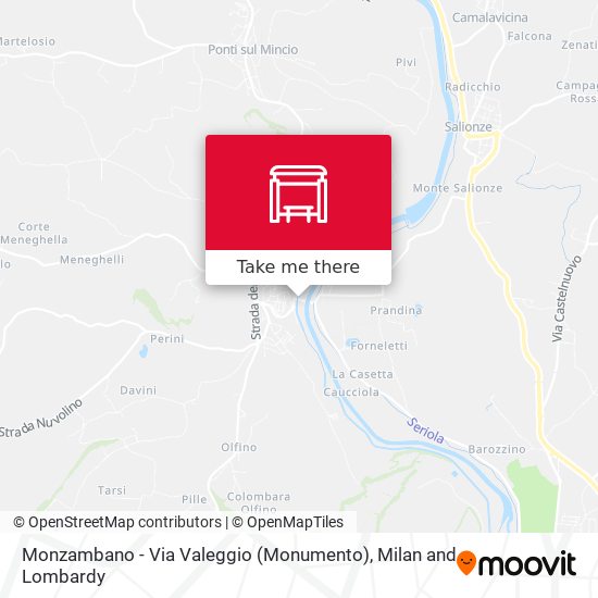 Monzambano - Via Valeggio (Monumento) map
