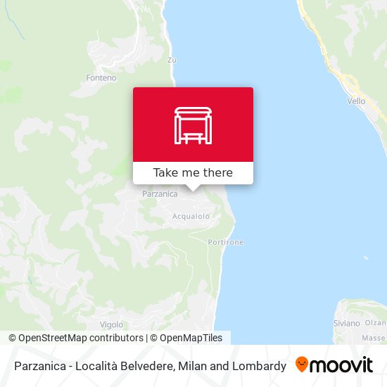 Parzanica - Località Belvedere map